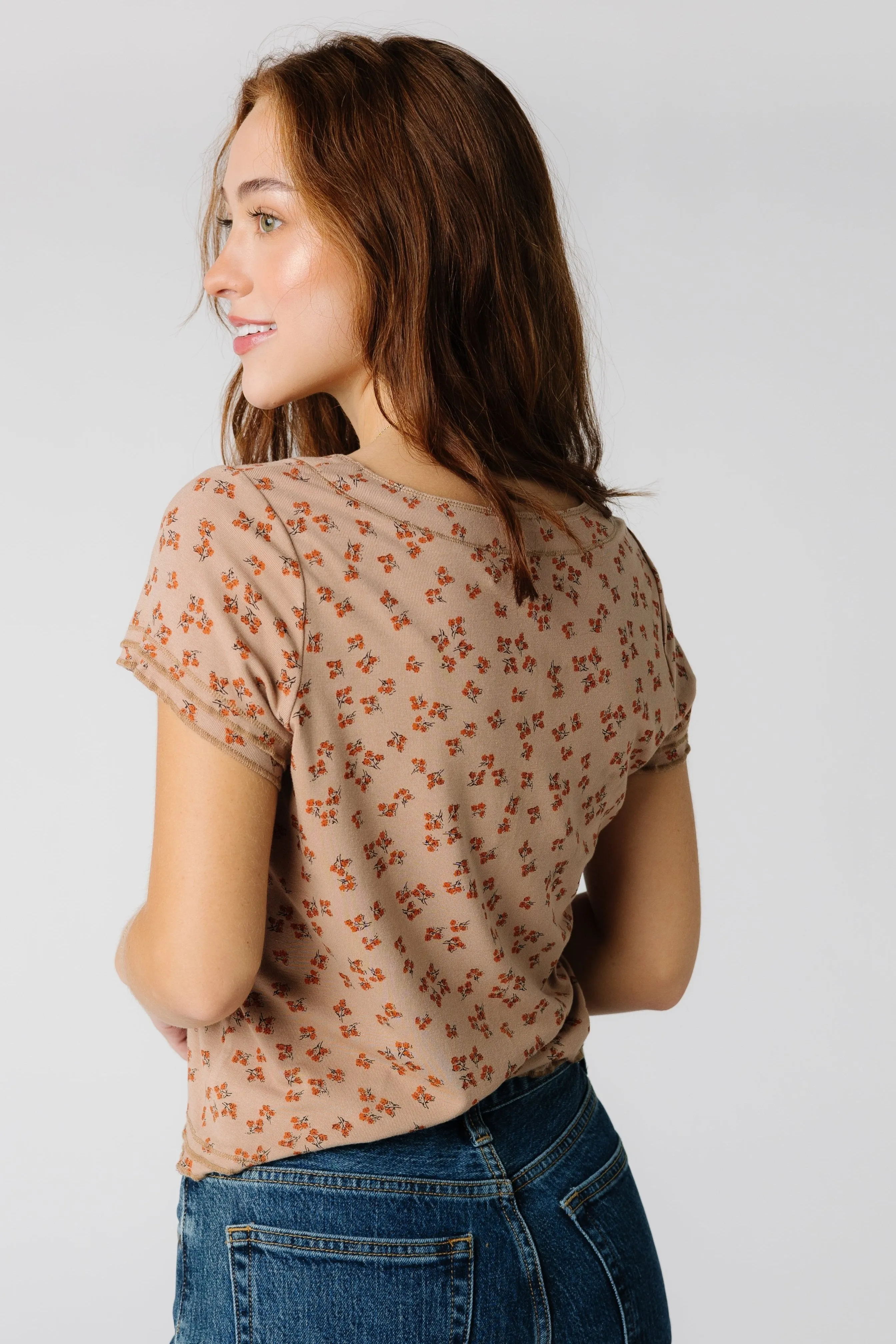 Brass & Roe Must Have Doppelsaum T-Shirt