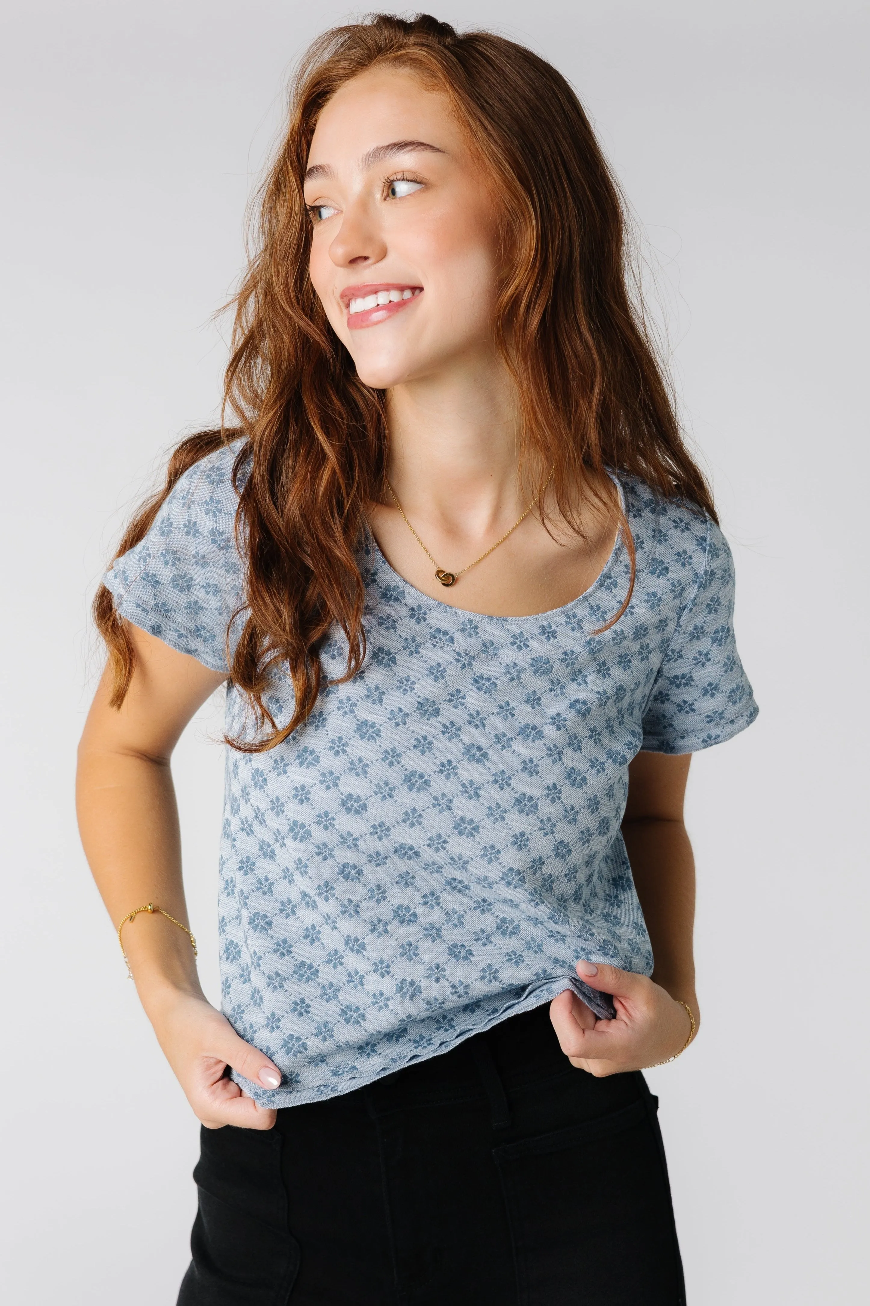 Brass & Roe Must Have Doppelsaum T-Shirt