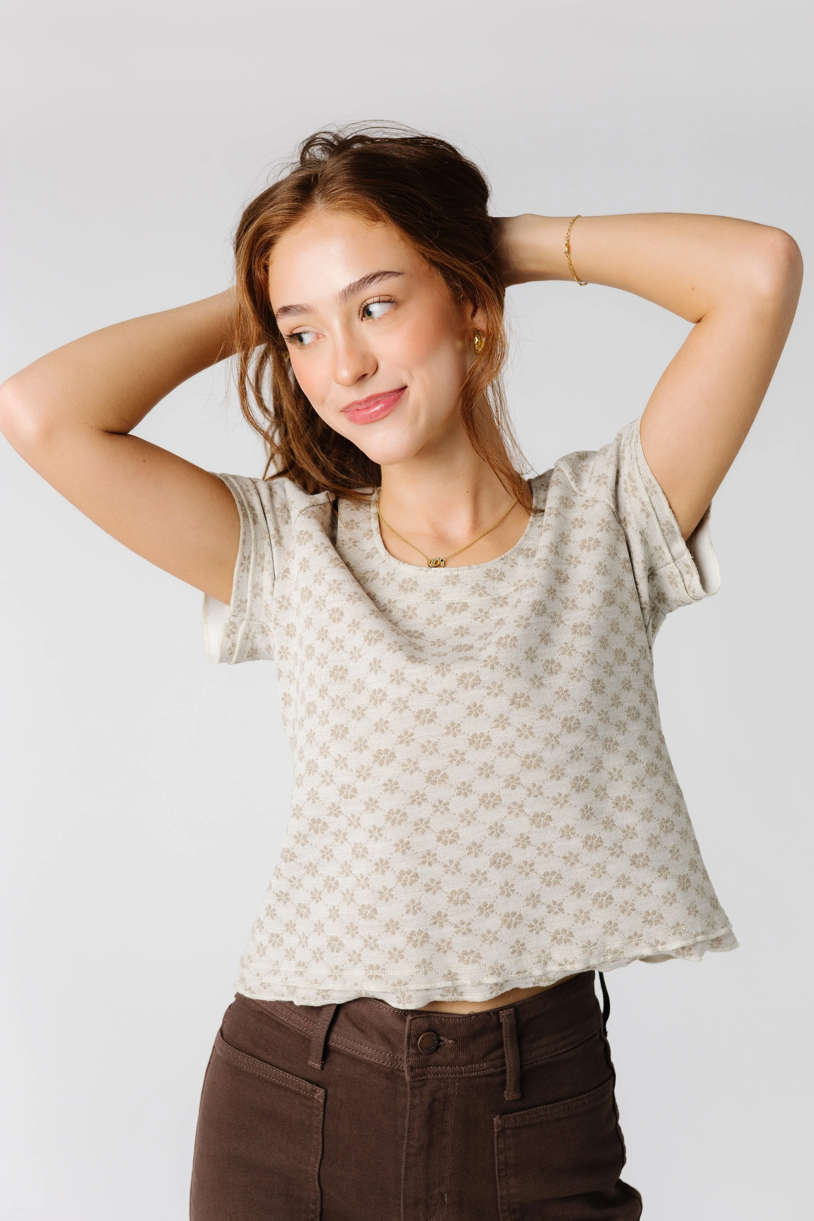 Brass & Roe Must Have Doppelsaum T-Shirt
