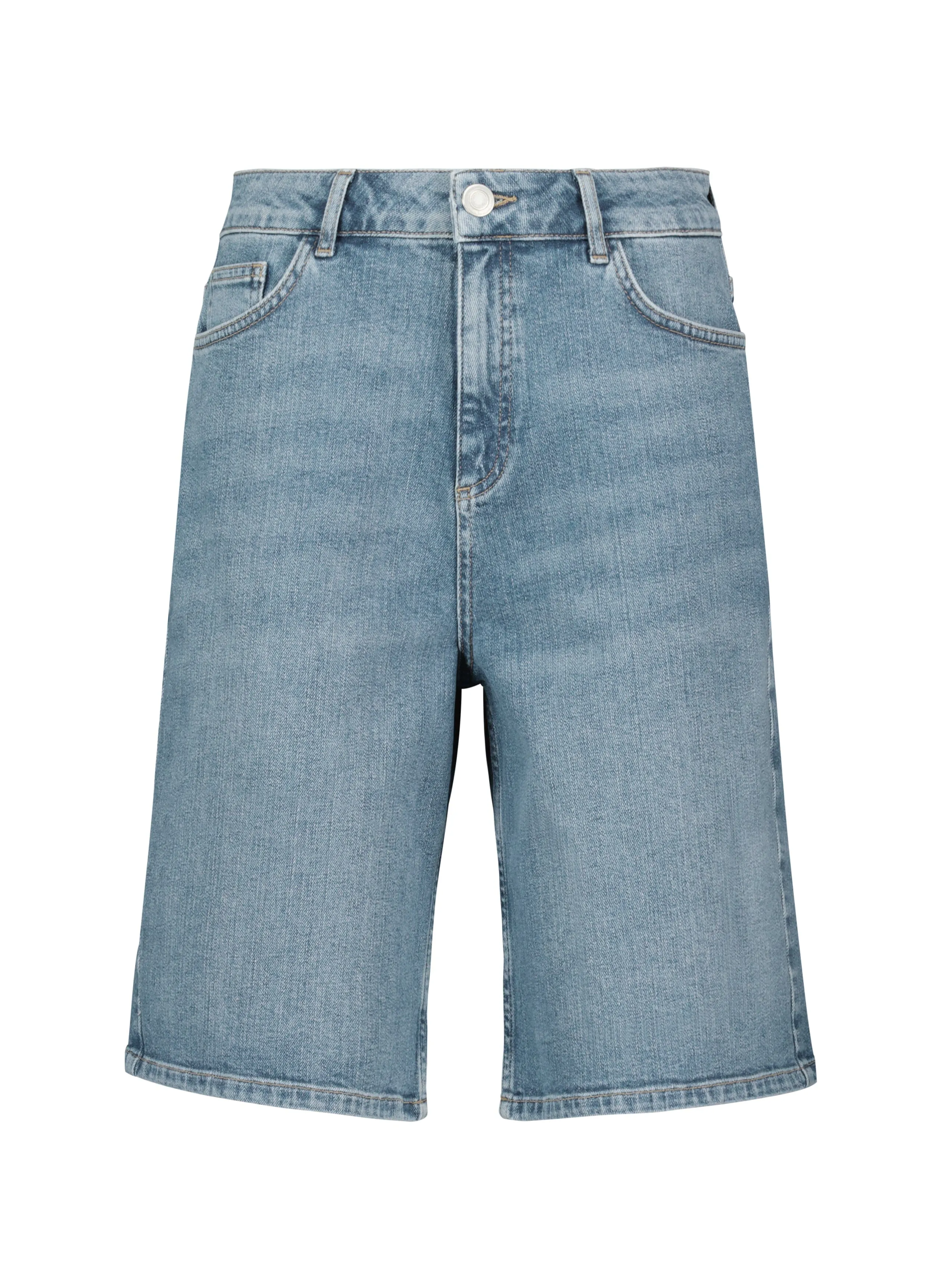 Britney Bio-Baumwolle Stretch-Denim Shorts | Hellindigo