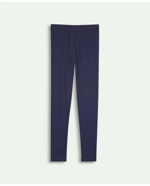 Brooks Brothers Mädchen Stretch-Baumwoll-Leggings Marine Brooks Brothers