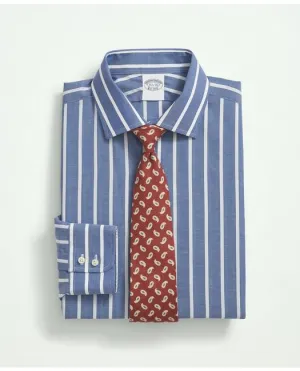 Brooks Brothers Herren X Thomas Mason Baumwolle-Leinen Englischer Spreizkragen Blau Brooks Brothers