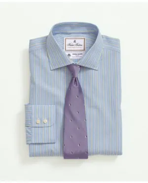 Brooks Brothers Herren X Thomas Mason Baumwoll-Popeline Englischer Kragen Blau Brooks Brothers