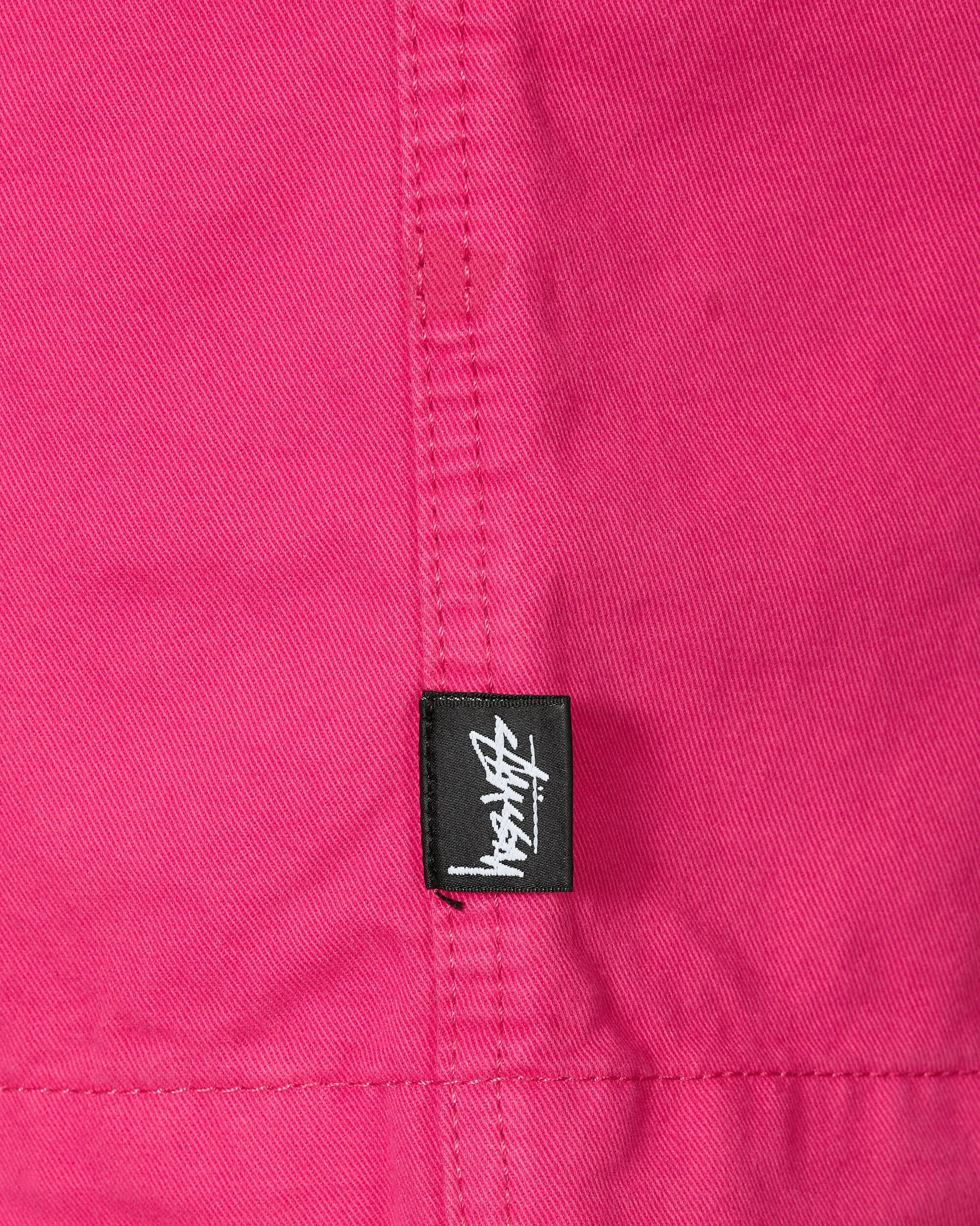Gebürstete Strandshorts in Knallrosa