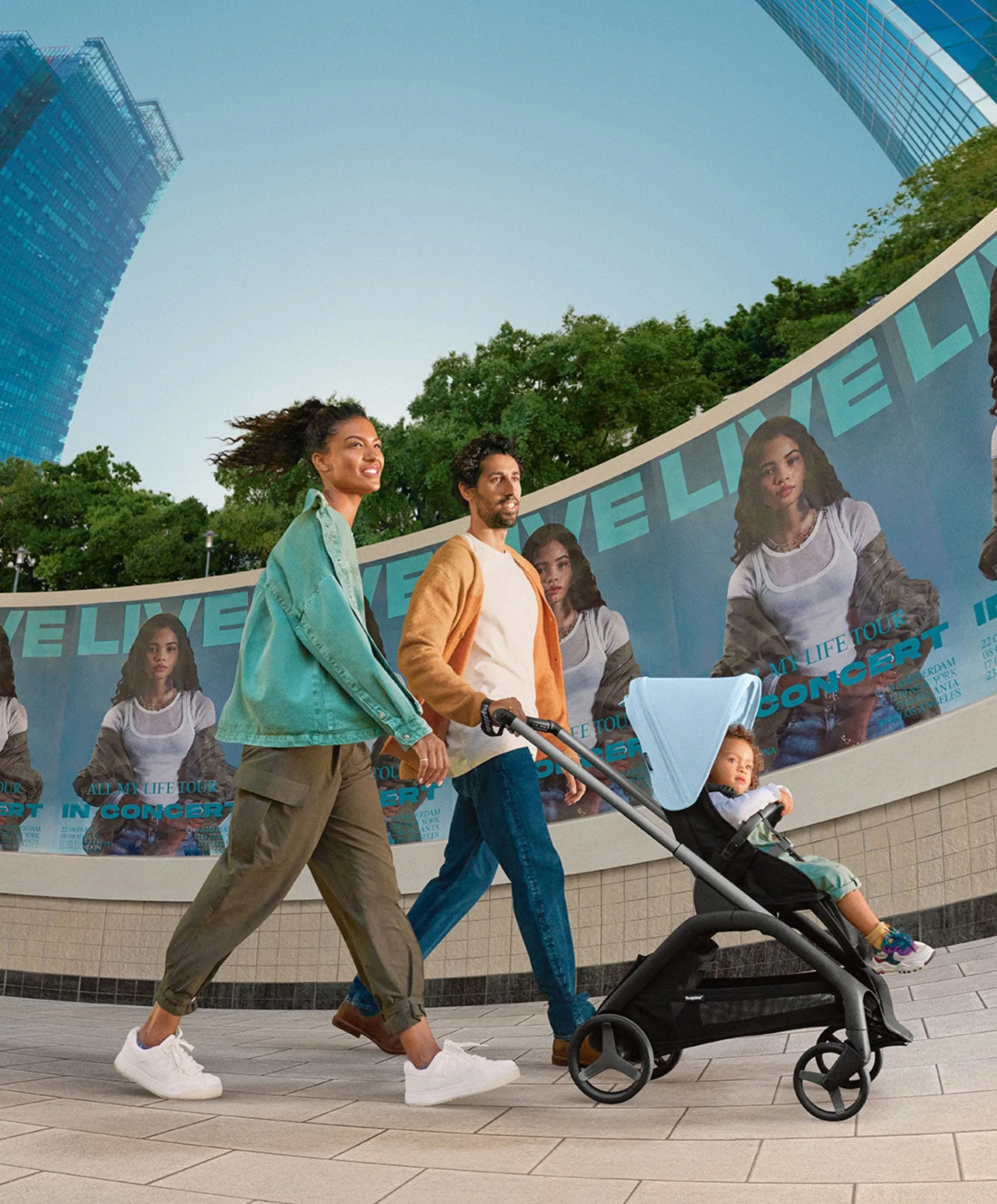 Bugaboo Dragonfly Kompletter Kinderwagen - Mitternachtsschwarz