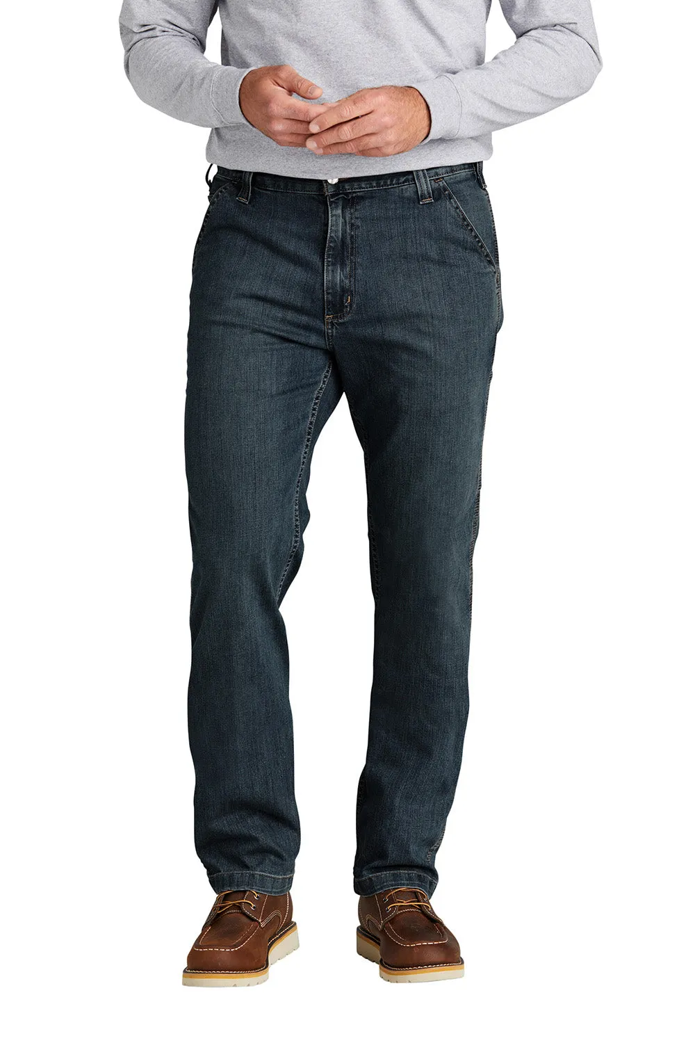 Carhartt Herren Robuste Flex Utility Jeans mit Taschen - Überlegene Blau