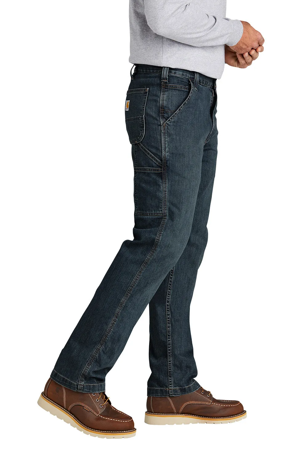 Carhartt Herren Robuste Flex Utility Jeans mit Taschen - Überlegene Blau