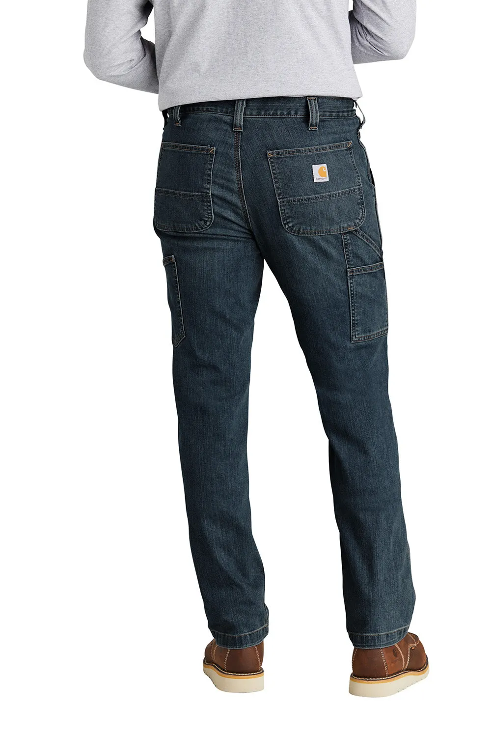 Carhartt Herren Robuste Flex Utility Jeans mit Taschen - Überlegene Blau