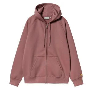 Carhartt WIP Kapuzen-Chase-Jacke in Duskypink / Gold