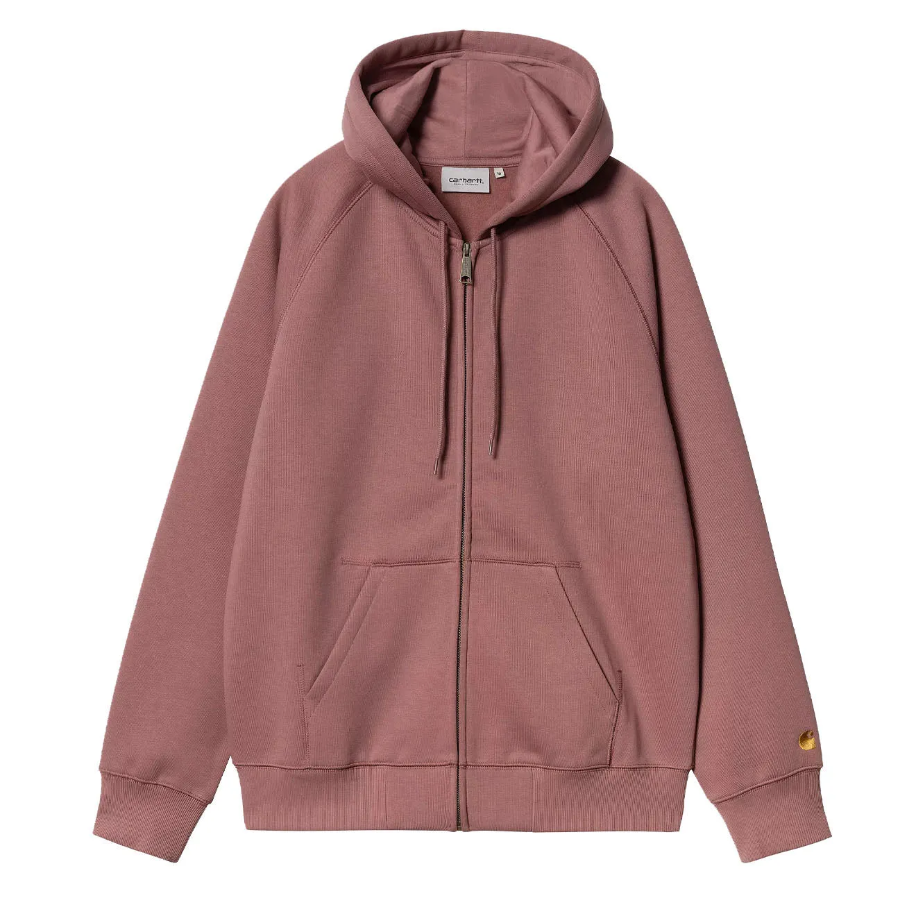 Carhartt WIP Kapuzen-Chase-Jacke in Duskypink / Gold