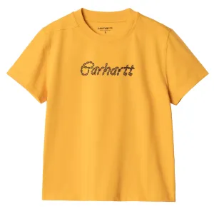 Carhartt WIP Damen S/S T-Shirt mit Kette Quince / Schwarz