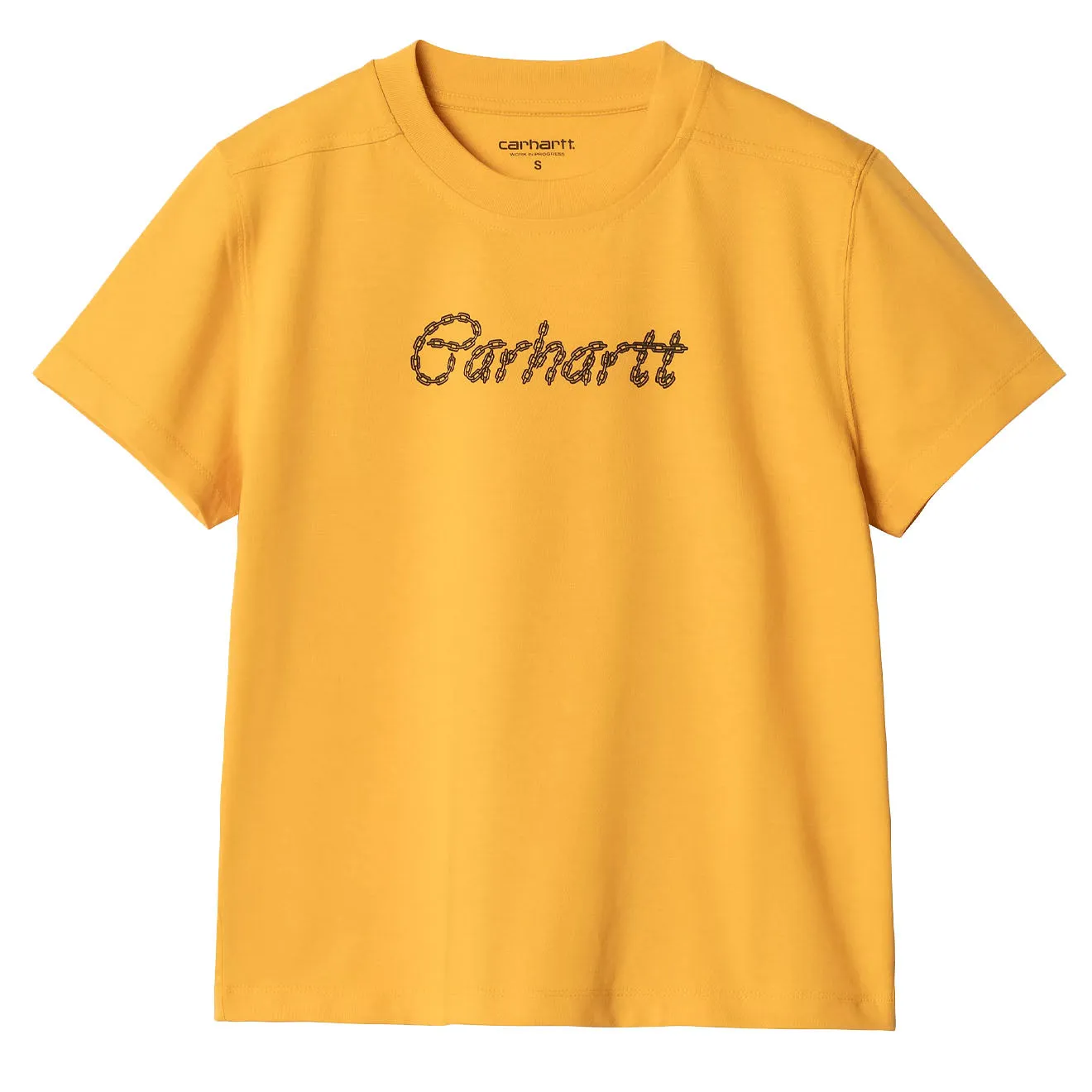 Carhartt WIP Damen S/S T-Shirt mit Kette Quince / Schwarz