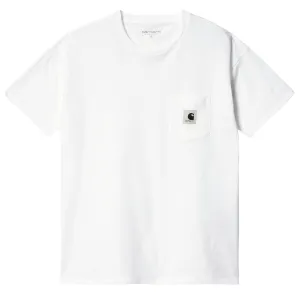 Carhartt WIP Damen S/S T-Shirt mit Tasche Weiß