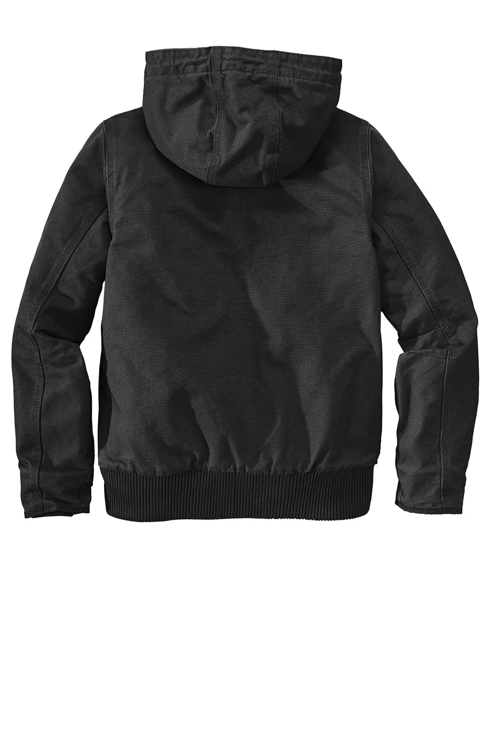 Carhartt Damen Active Washed Duck Full Zip Kapuzenjacke - Schwarz