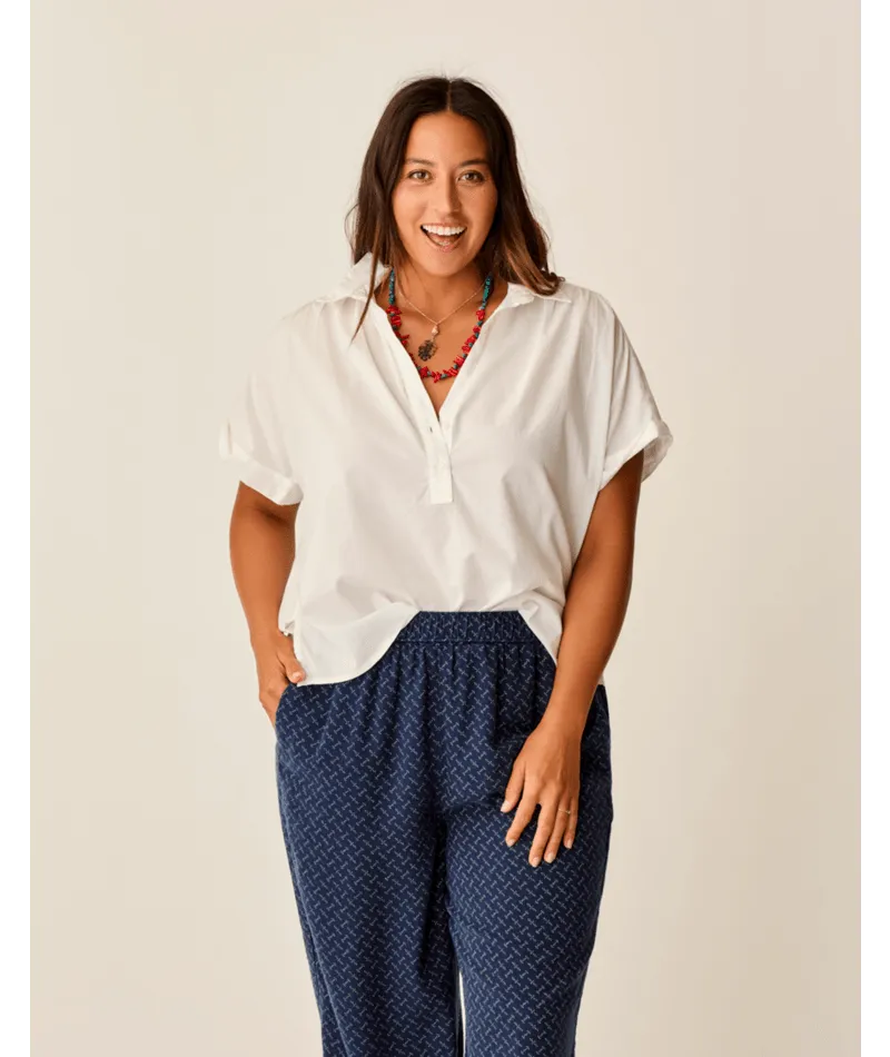 Carve Designs Elliott Voile Hemd-Wolke