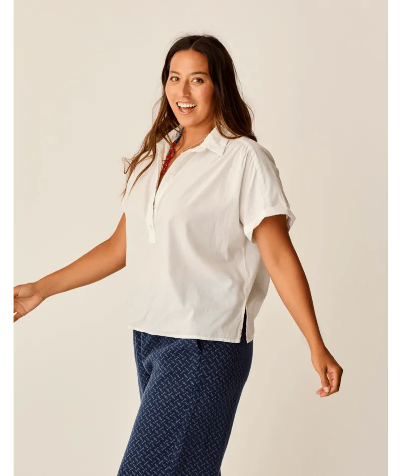 Carve Designs Elliott Voile Hemd-Wolke