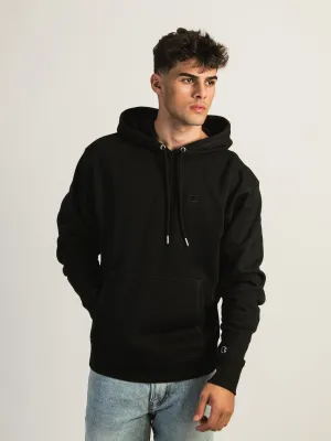 CHAMPION CLASSIC FLEECE PULLOVER-KAPUZENJACKE MIT LOGO AUF DER LINKEN BRUST