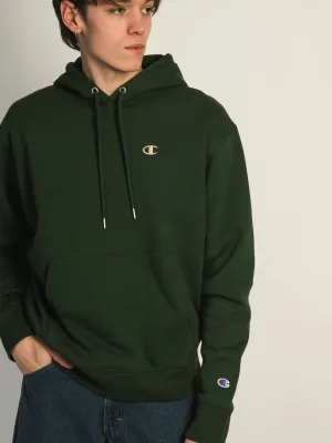 CHAMPION CLASSIC FLEECE PULLOVER-KAPUZENJACKE MIT LOGO AUF DER LINKEN BRUST