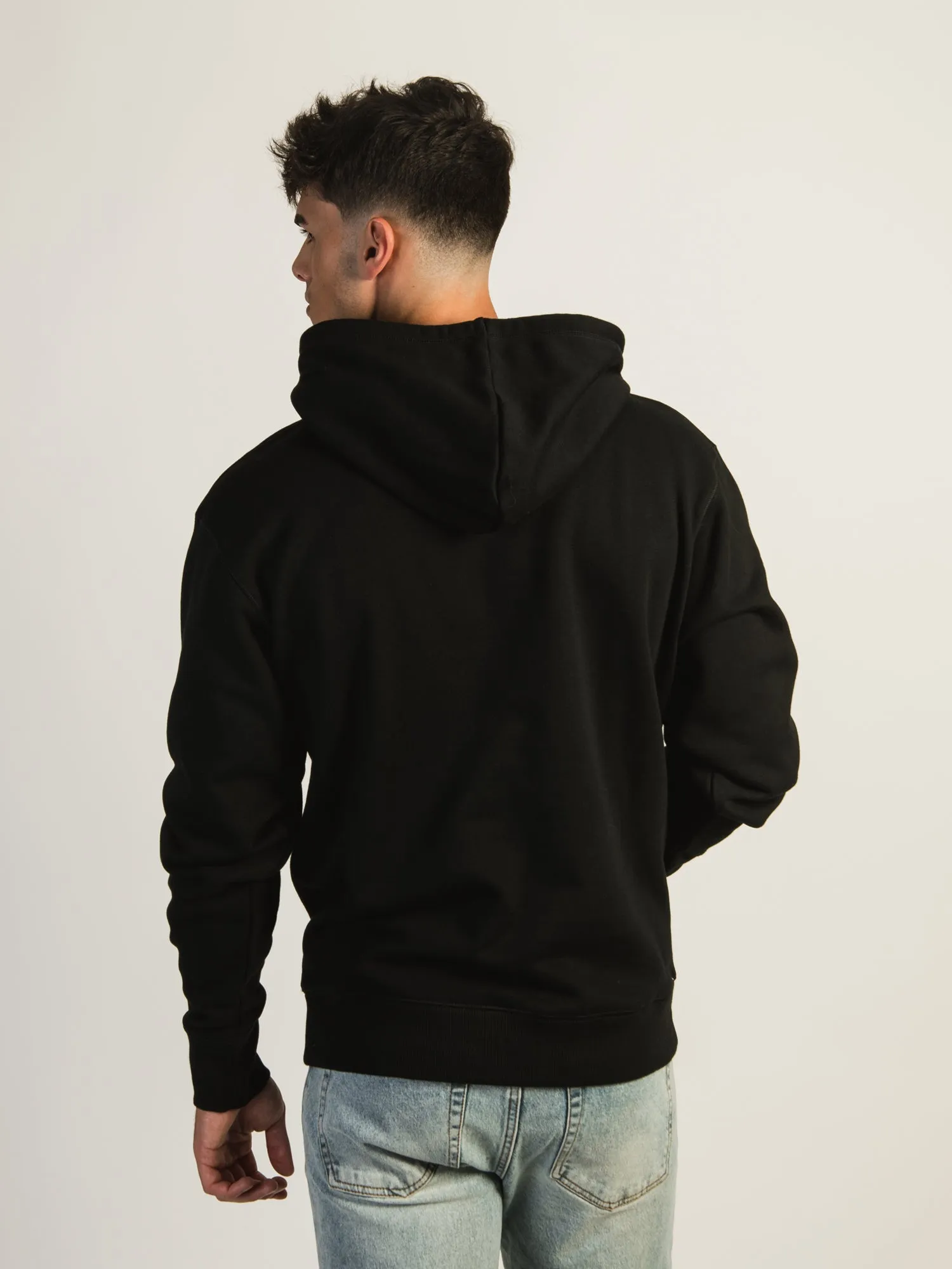 CHAMPION CLASSIC FLEECE PULLOVER-KAPUZENJACKE MIT LOGO AUF DER LINKEN BRUST