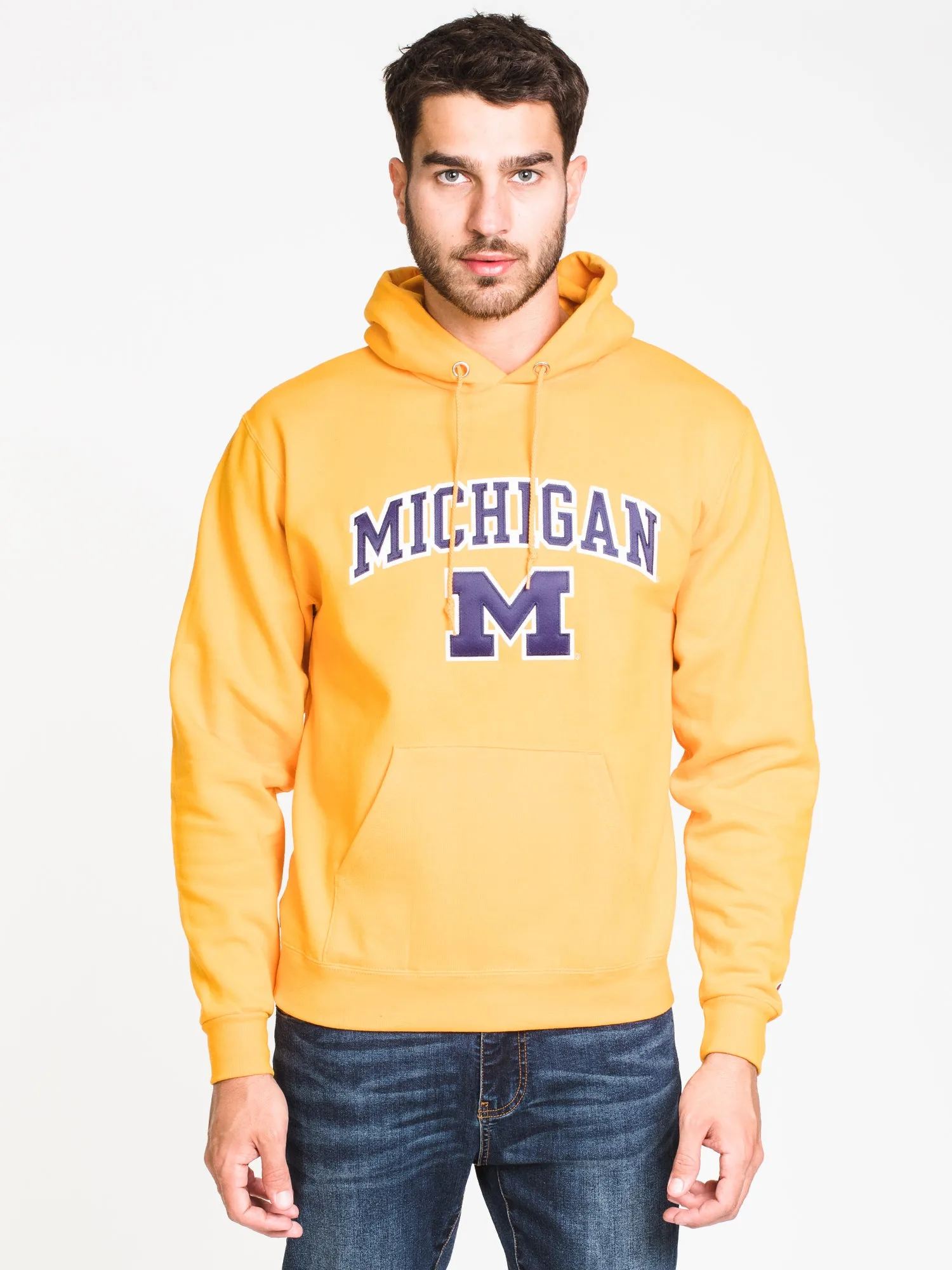 CHAMPION ECO POWERBLEND MICHIGAN UNIVERSITY KAPUZENPULLOVER - AUSVERKAUF