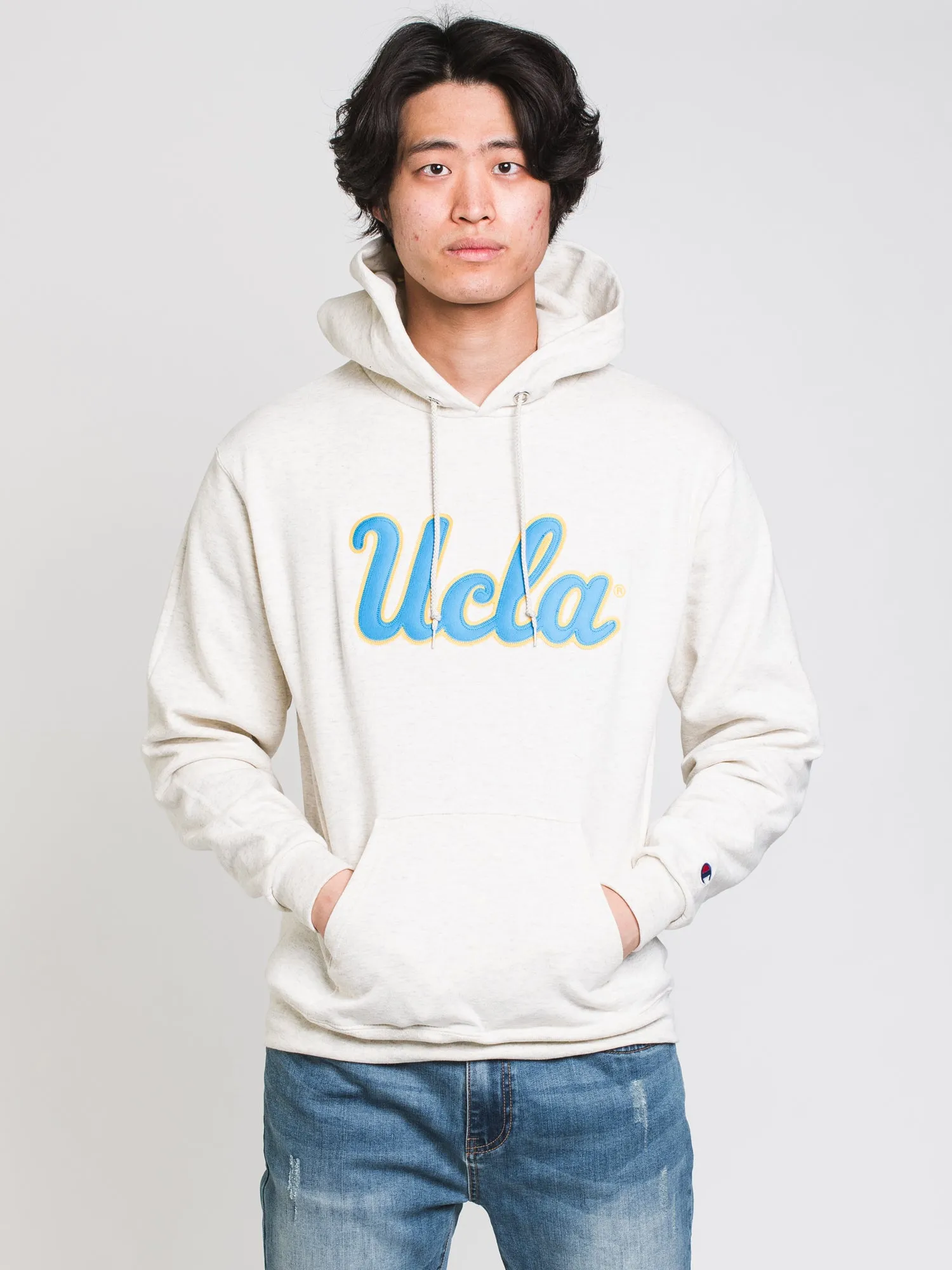 CHAMPION ECO POWERBLEND UCLA UNIVERSITY HOODIE - AUSVERKAUF