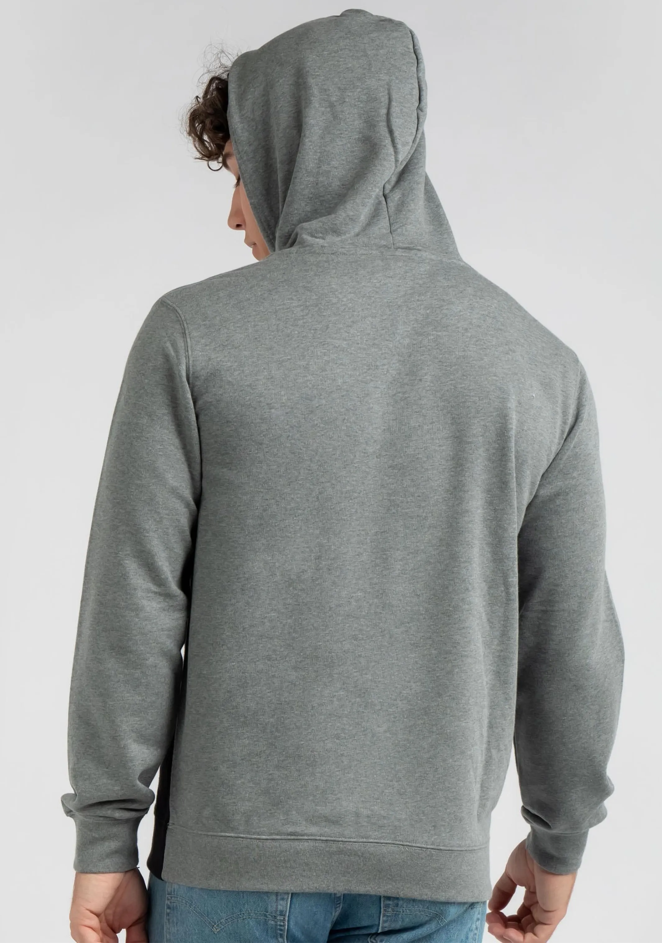 Champion Herren EU Roch Colourblock Hoodie Grau/Schwarz <br> AVX3A1 BXM