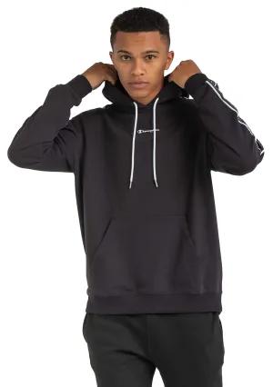Champion Herren EU Taping Hoodie Schwarz <br> AVWUA1 BLK
