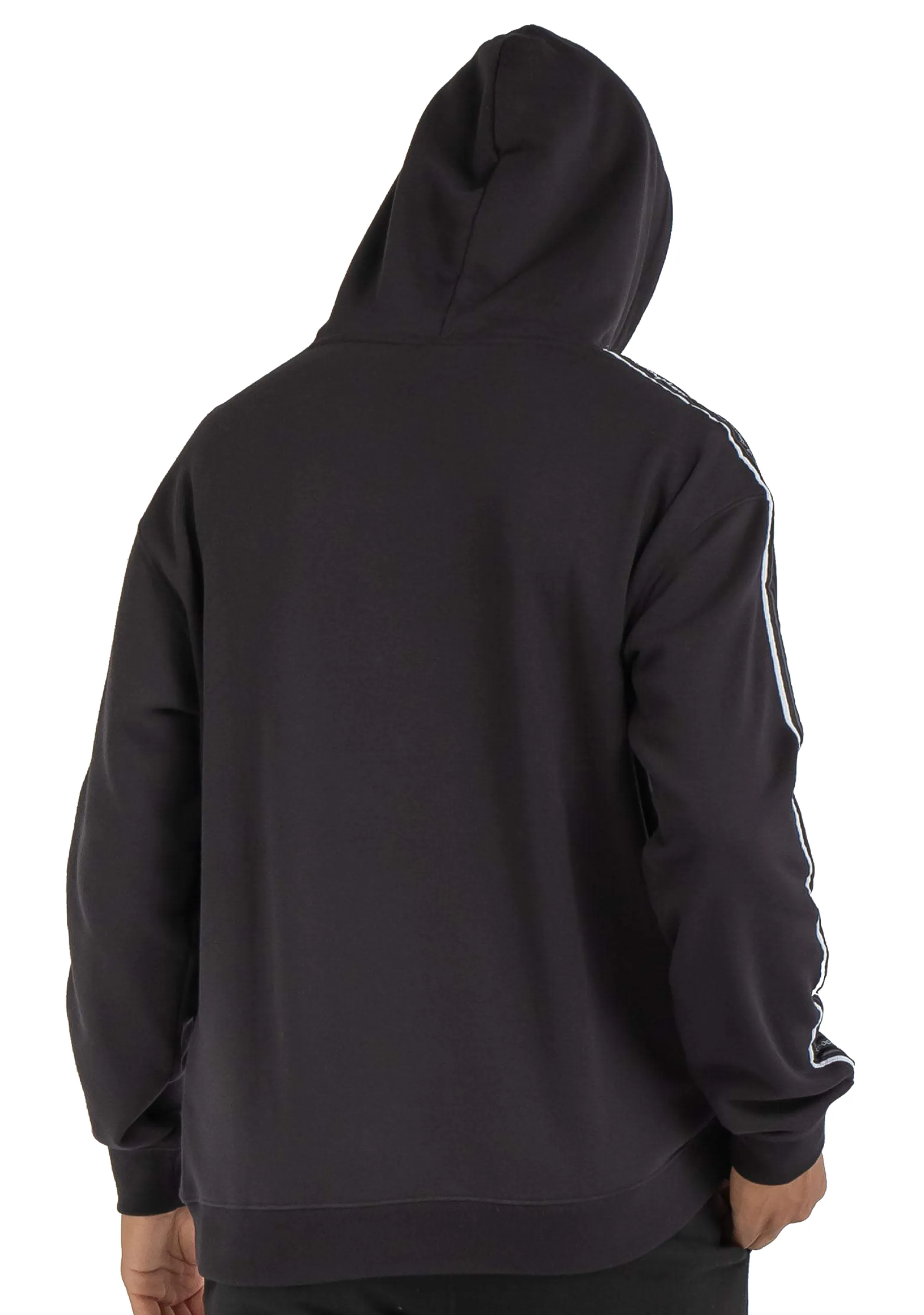 Champion Herren EU Taping Hoodie Schwarz <br> AVWUA1 BLK