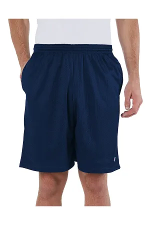 Champion Herren Mesh Shorts mit Taschen - Marineblau