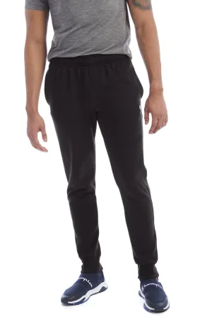 Champion Herren Power Blend Fleece Joggerhose mit Taschen - Schwarz