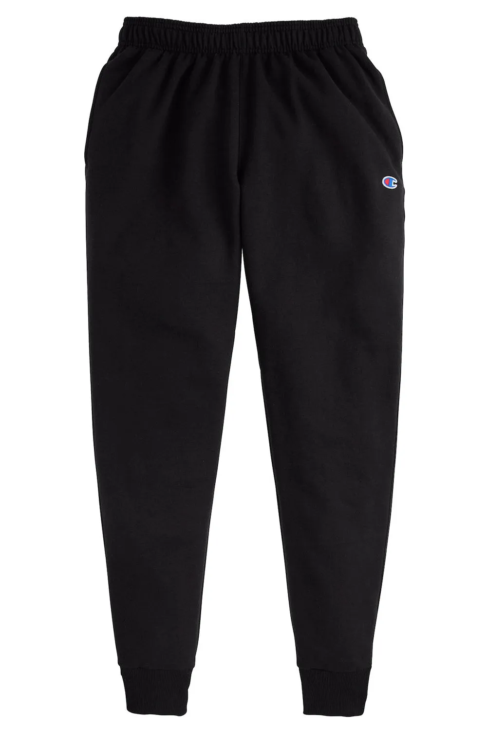 Champion Herren Power Blend Fleece Joggerhose mit Taschen - Schwarz