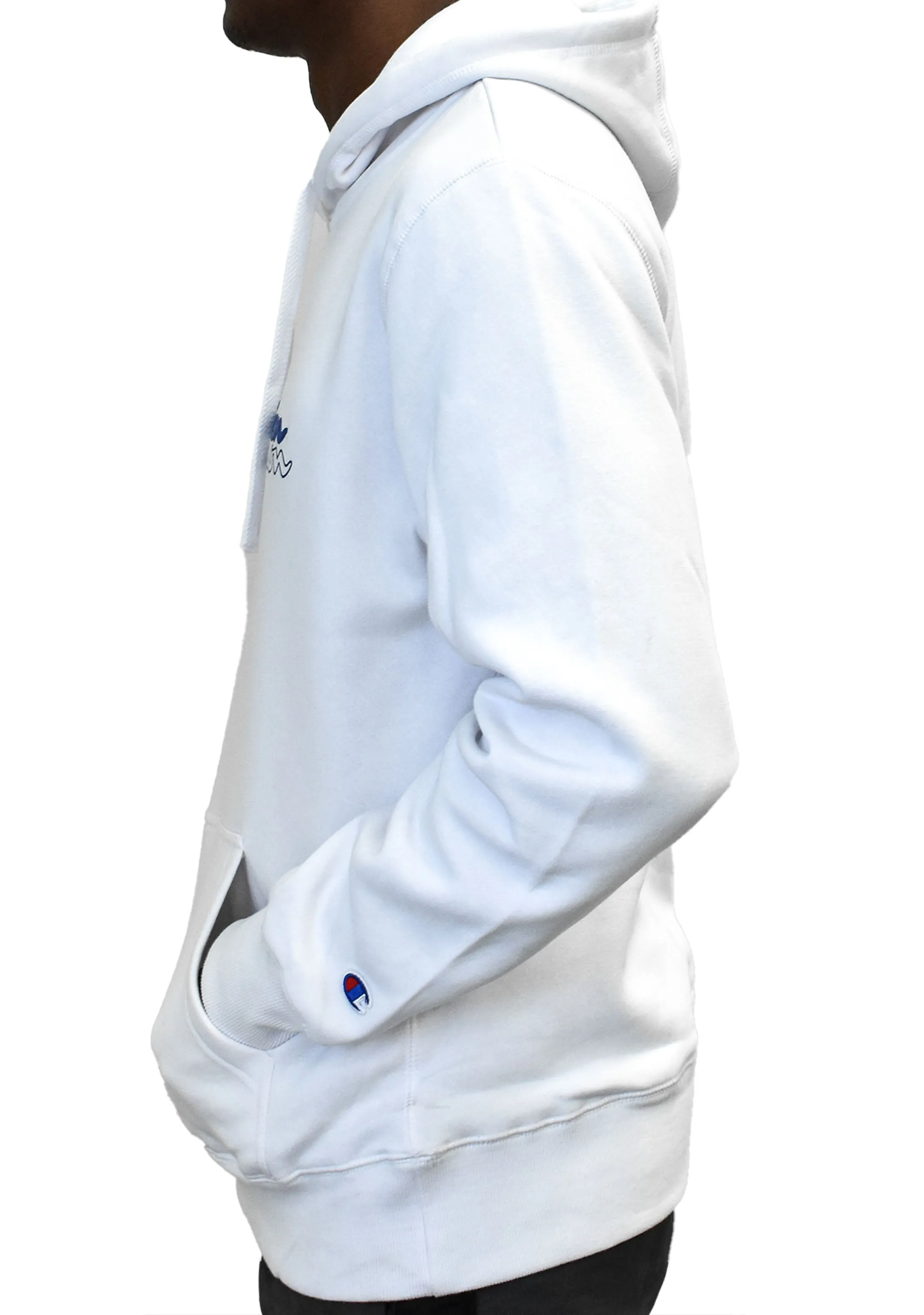 Champion Herren Sportliches Grafikdruck Hoodie <BR> AXWPN JP2