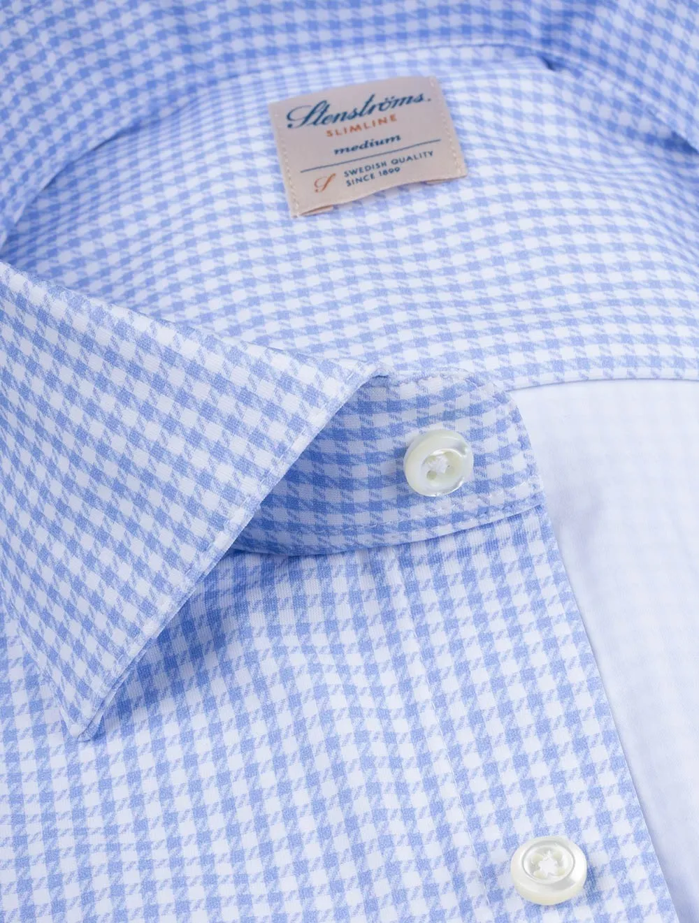 Geprüftes Jersey-Hemd Blau