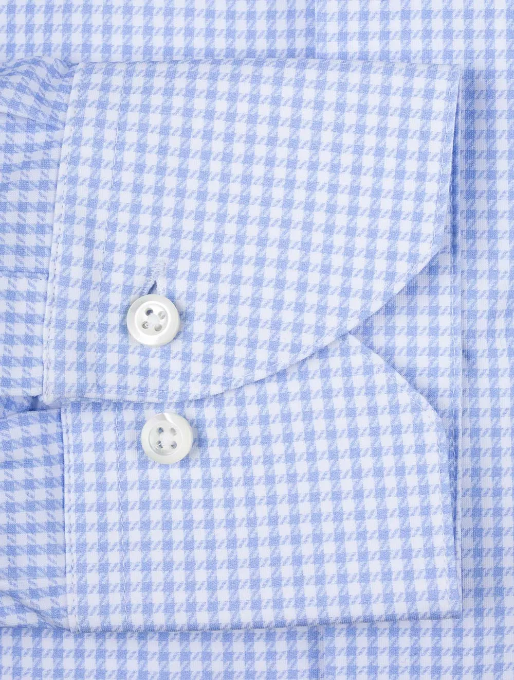 Geprüftes Jersey-Hemd Blau