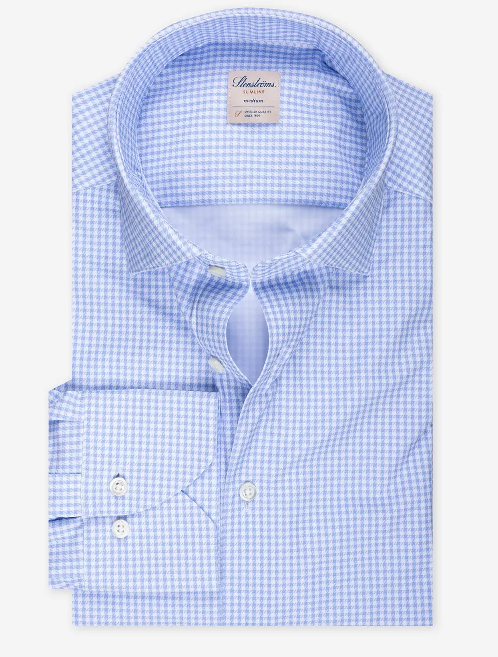Geprüftes Jersey-Hemd Blau