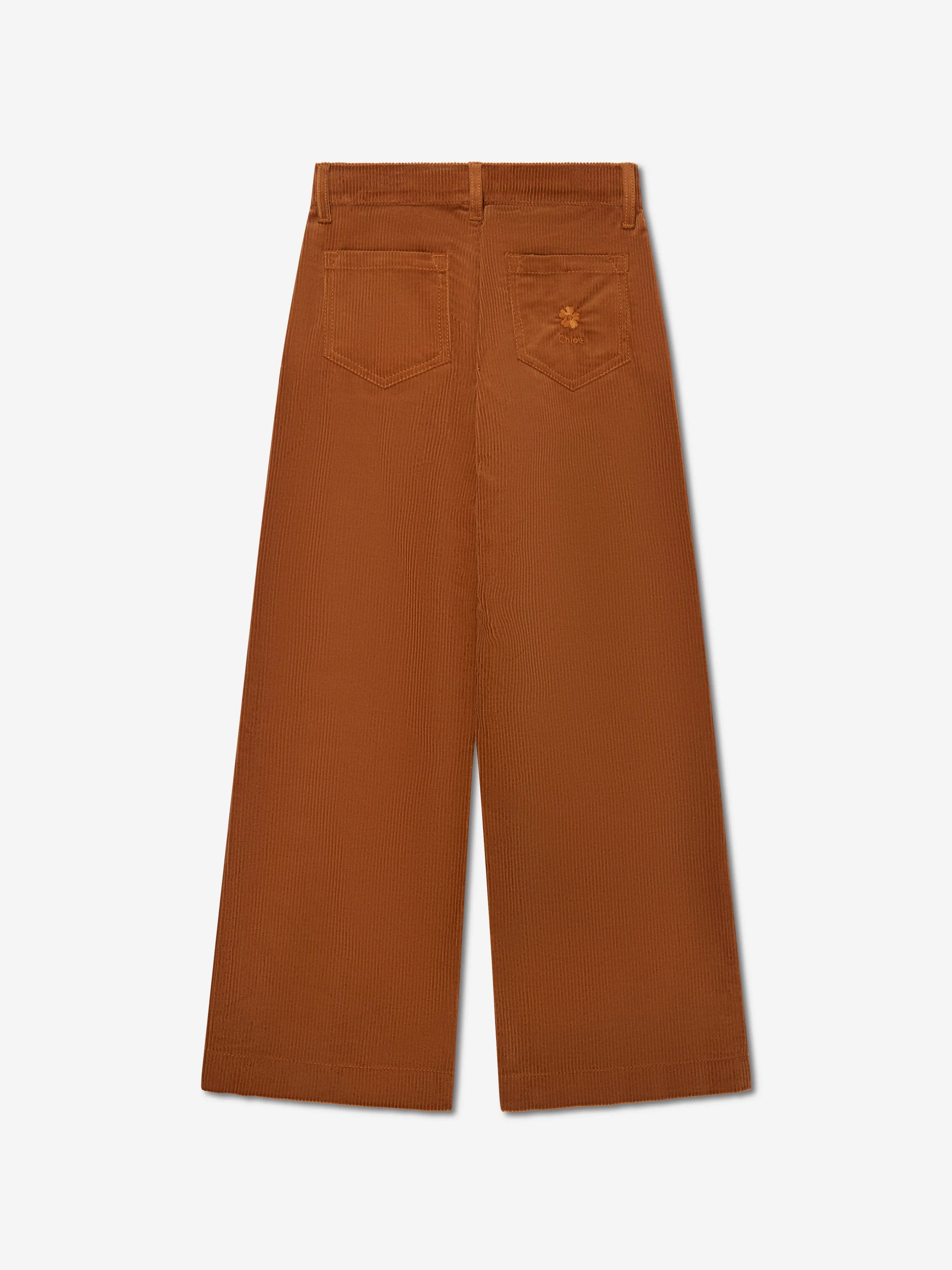 Chloé Mädchen Cordhose in Braun