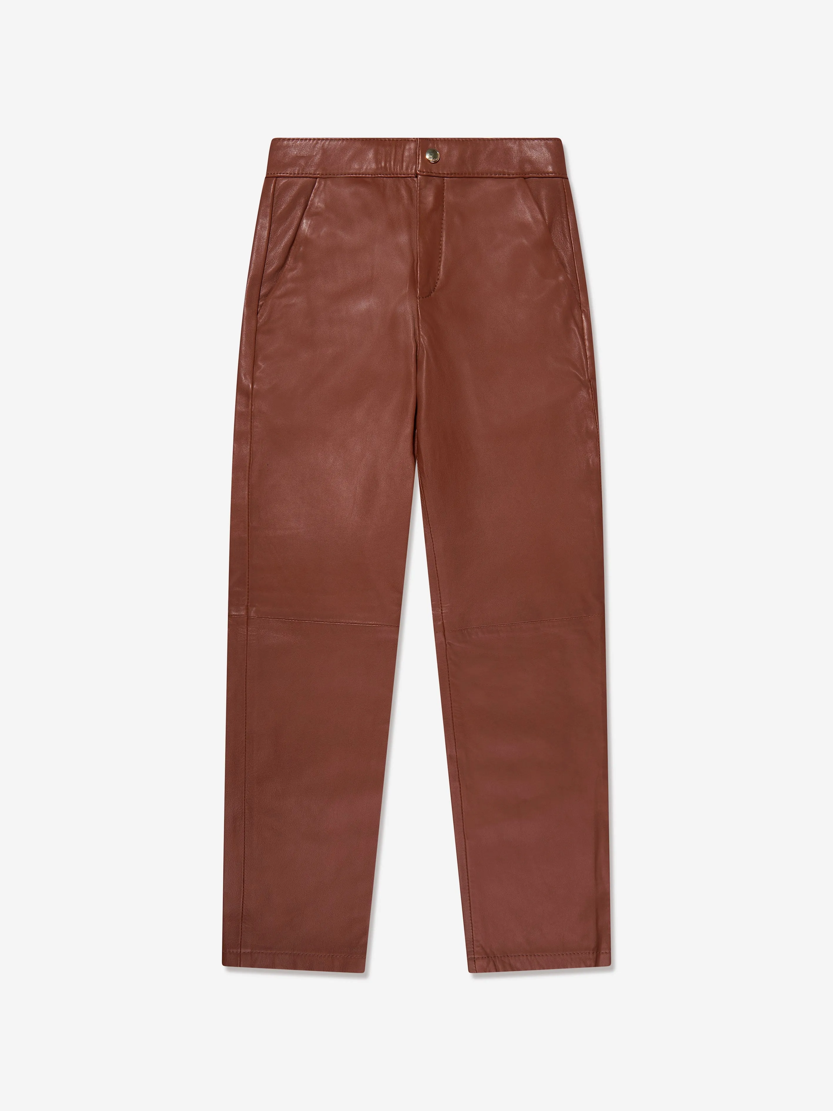 Chloé Lederhosen für Mädchen in Karmesinrot