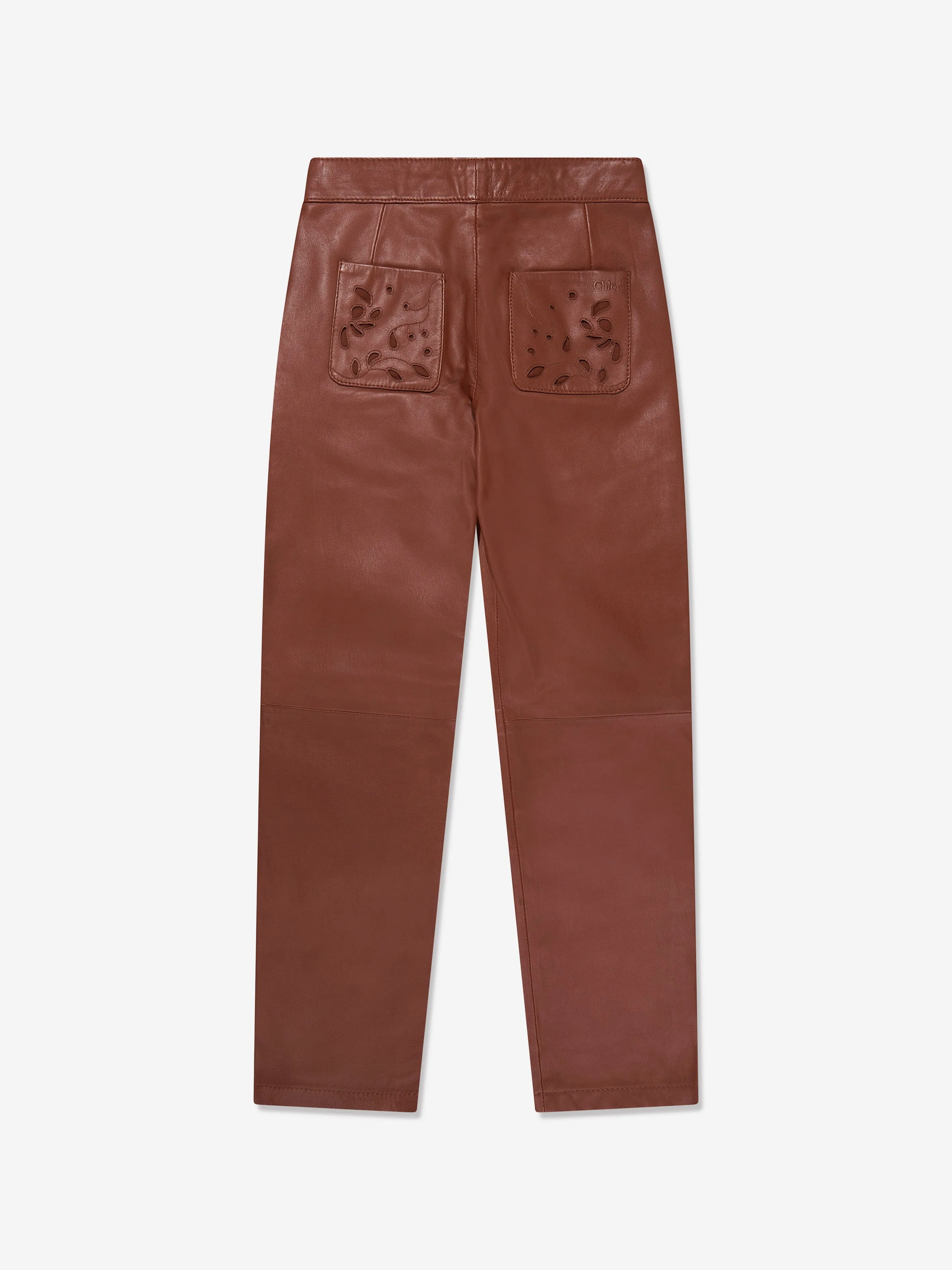 Chloé Lederhosen für Mädchen in Karmesinrot