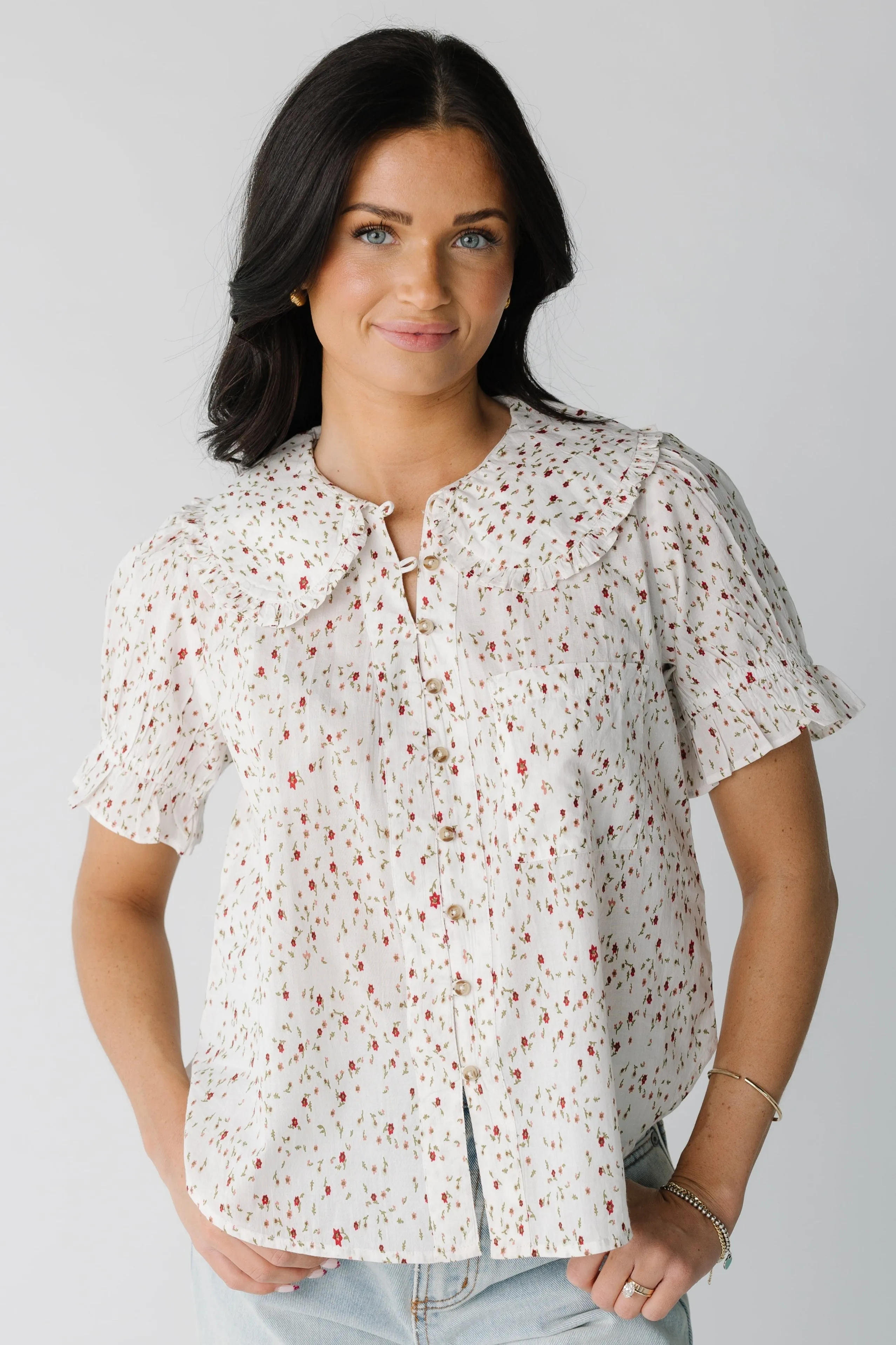 Zitrus Ellie Kragen Bluse