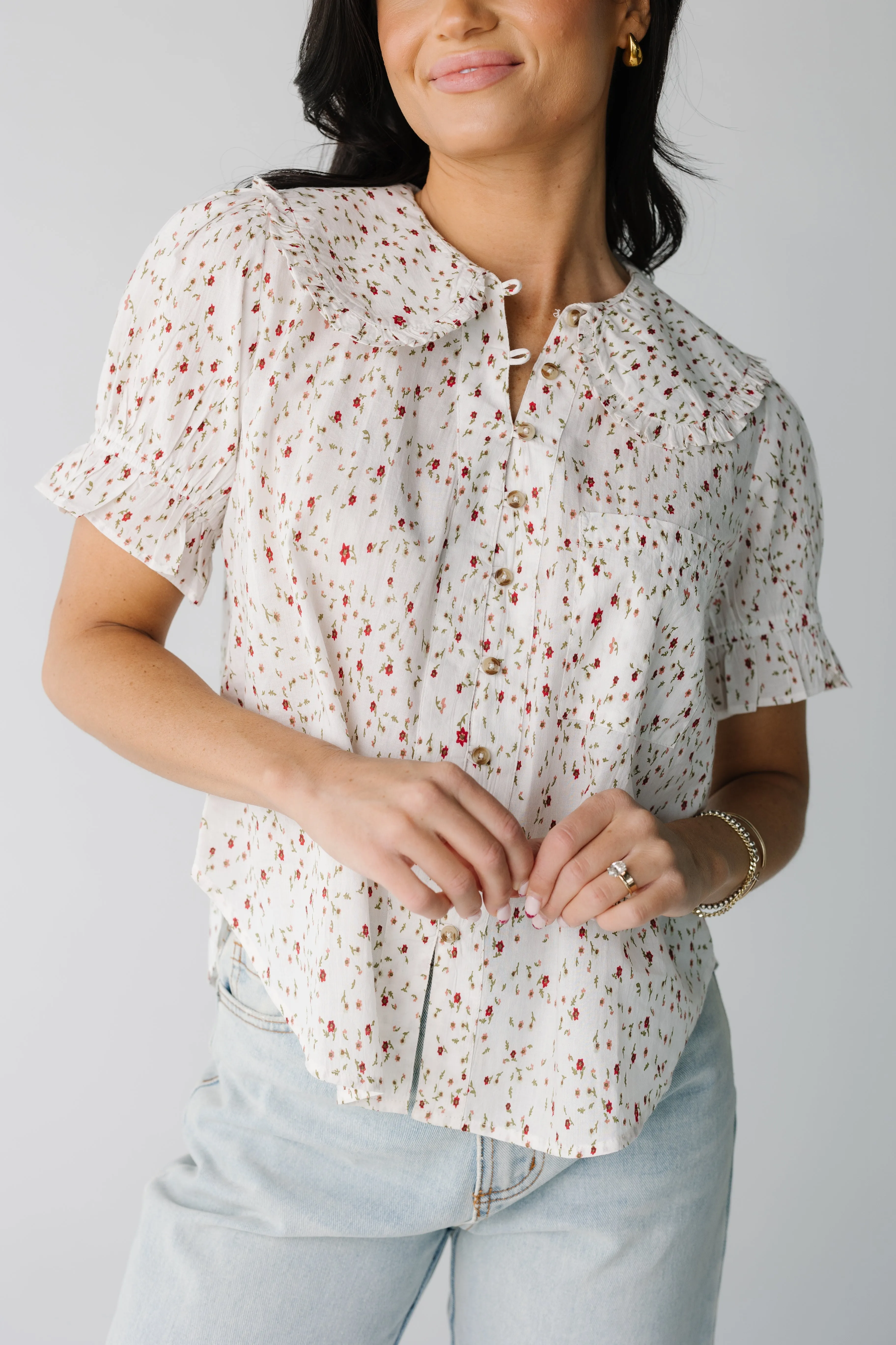 Zitrus Ellie Kragen Bluse
