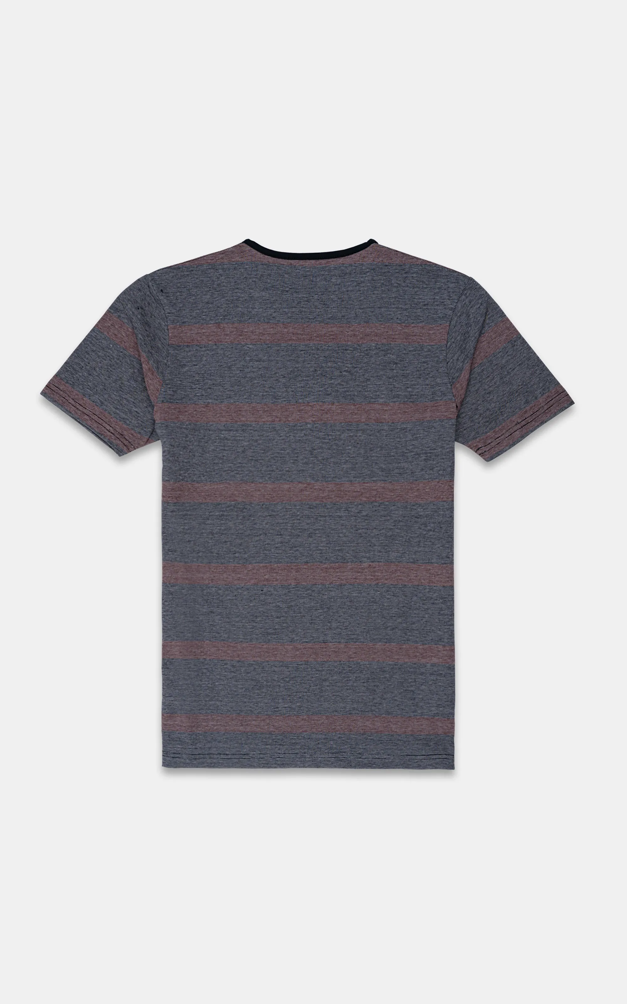 KLASSISCHES T-SHIRT IN BORDEAUX