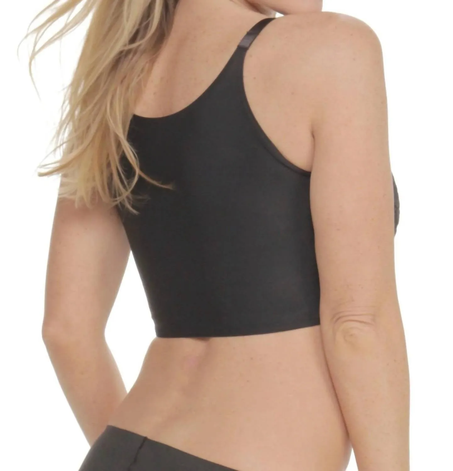 Comfeez Kurzes Bralette mit Spitzenbesatz in Schwarz