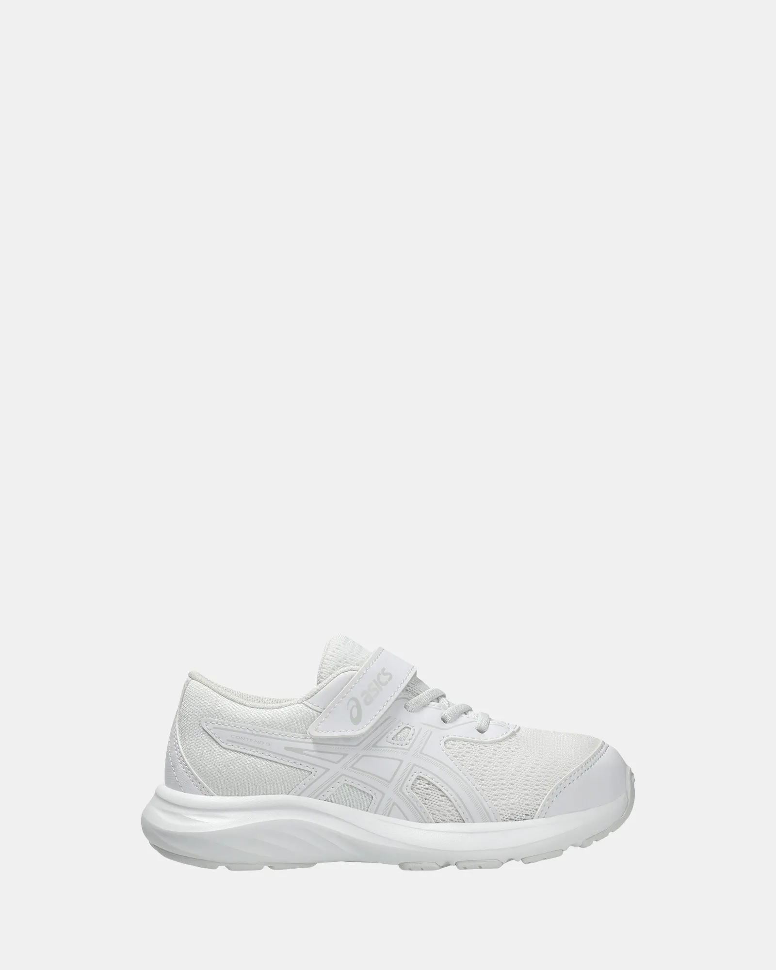 Contend 9 Vorschule Weiß/Glacier Grau Schuhe_Asics