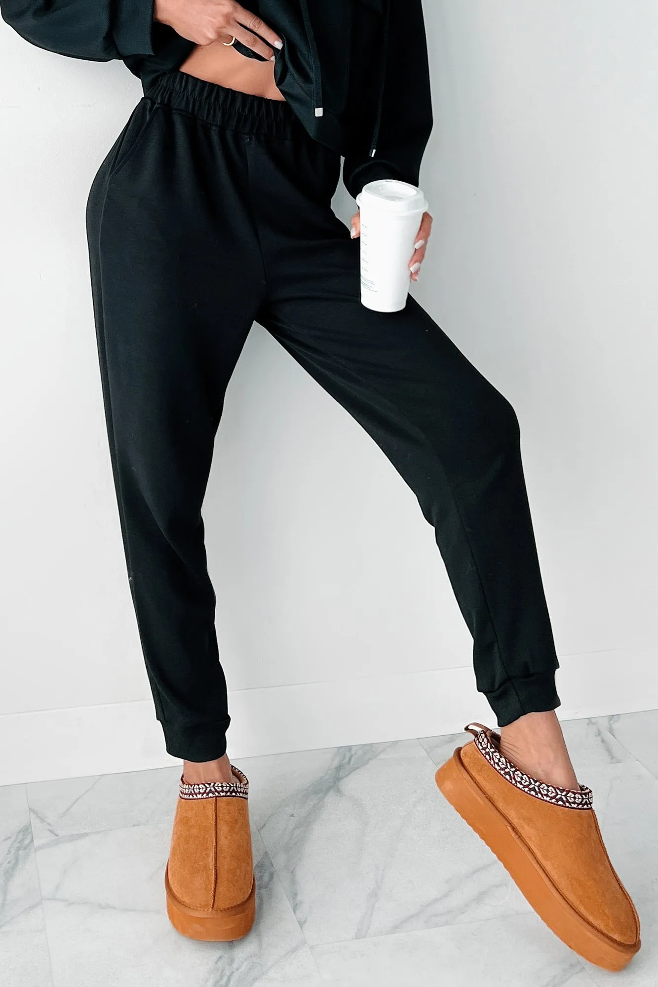 Cool Wie Eine Gurke Kapuzenpullover & Jogginghosen-Set (Schwarz)
