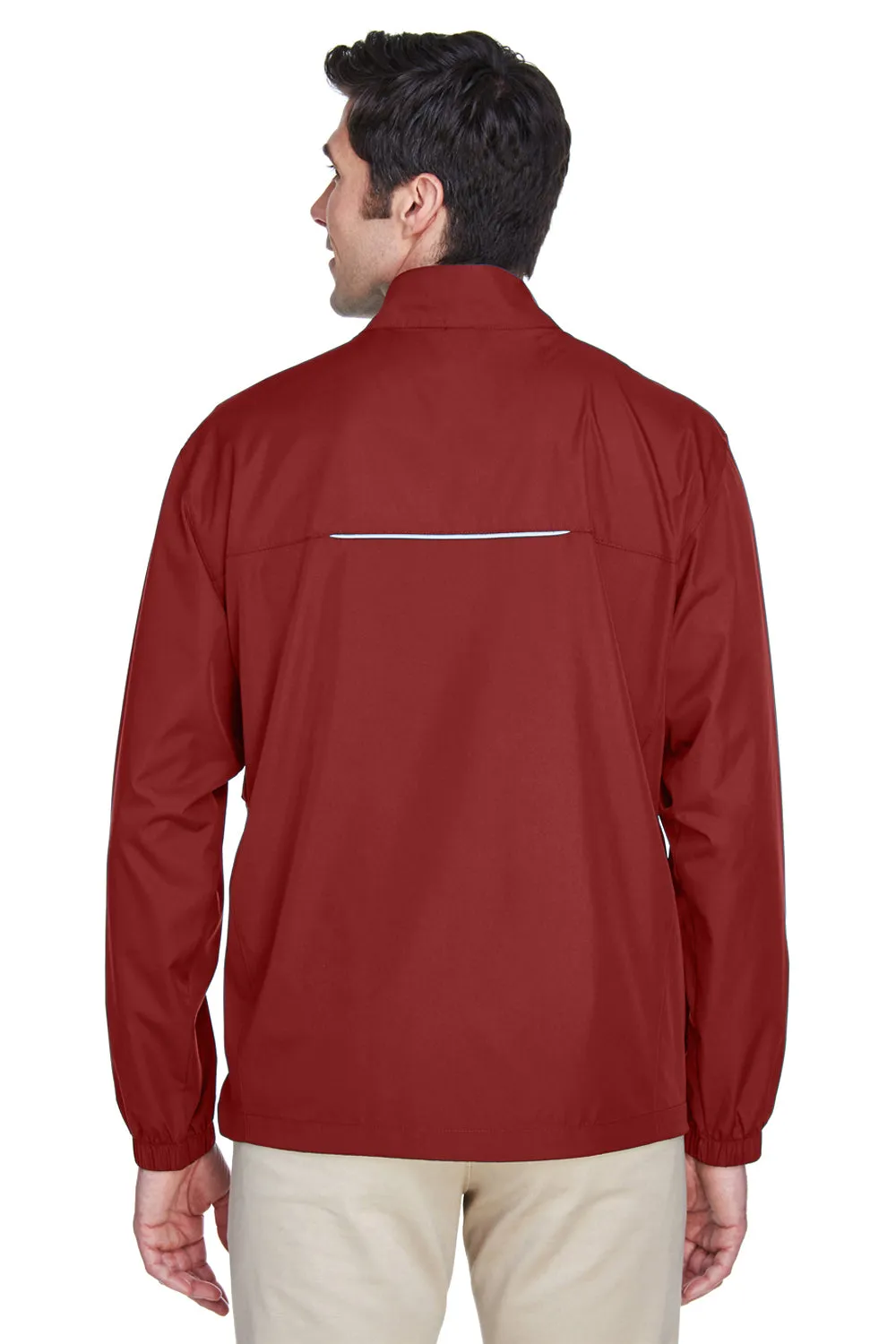 Core 365 Herren Motivationsjacke wasserabweisend mit Vollreißverschluss - Klassisches Rot