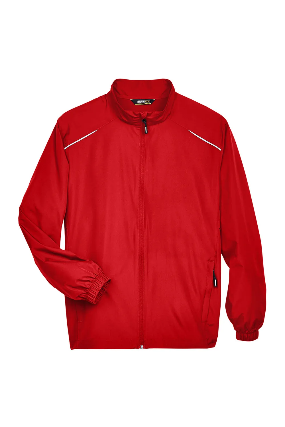 Core 365 Herren Motivationsjacke wasserabweisend mit Vollreißverschluss - Klassisches Rot