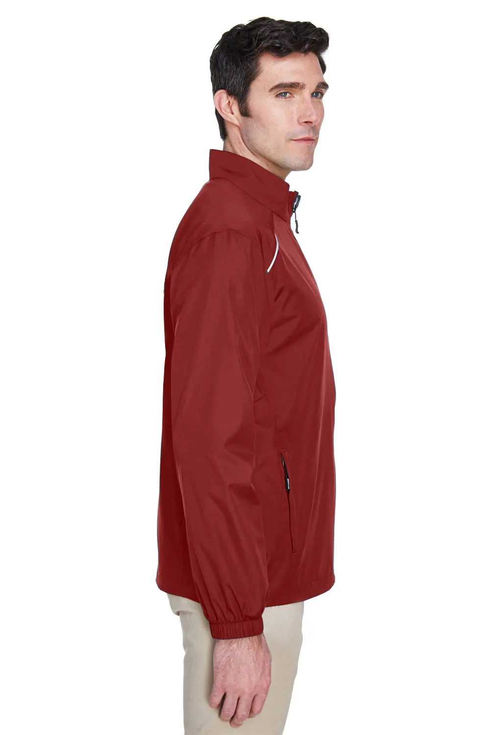 Core 365 Herren Motivationsjacke wasserabweisend mit Vollreißverschluss - Klassisches Rot