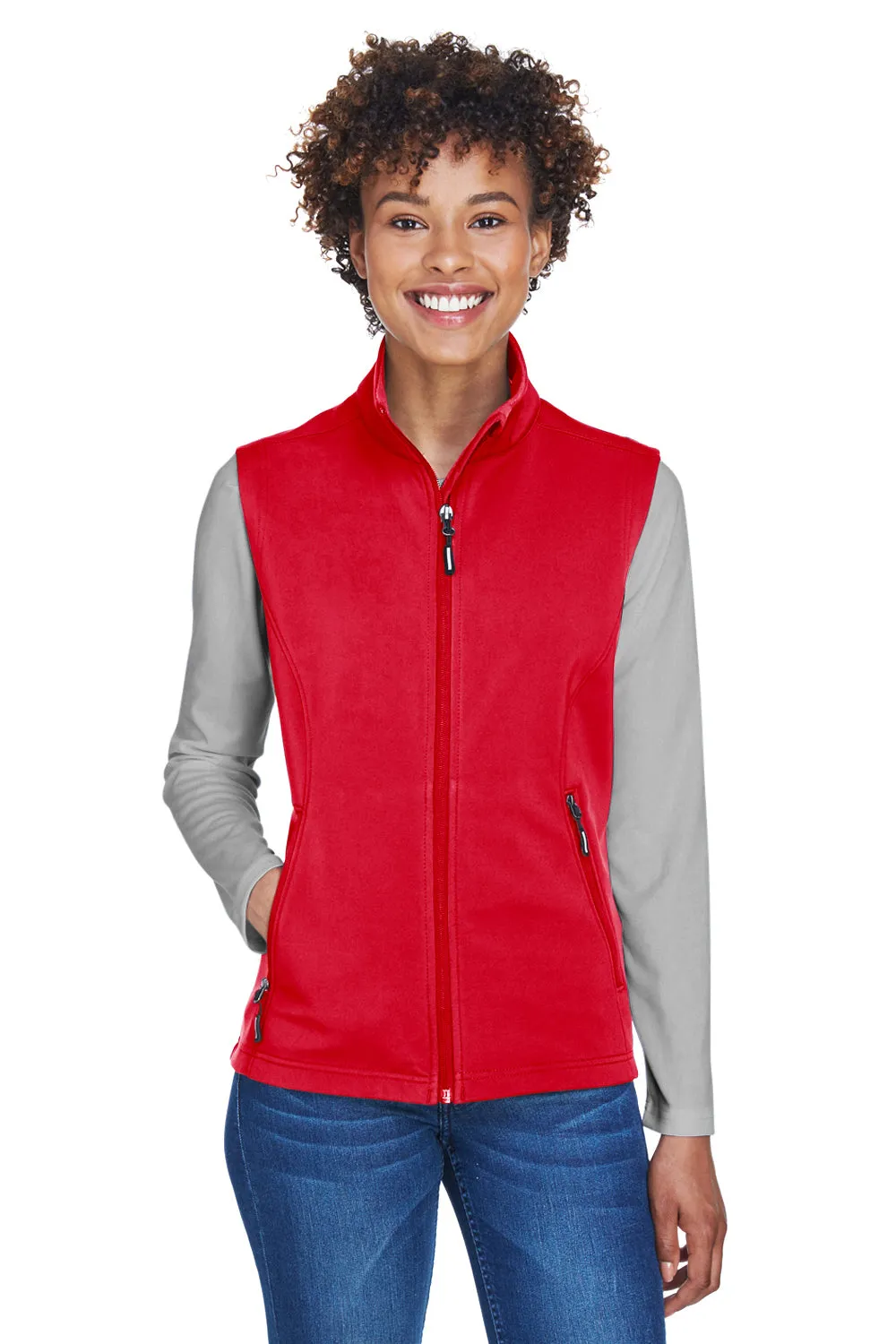 Core 365 Damen Cruise wasserabweisende Fleecejacke mit durchgehendem Reißverschluss - Klassisches Rot