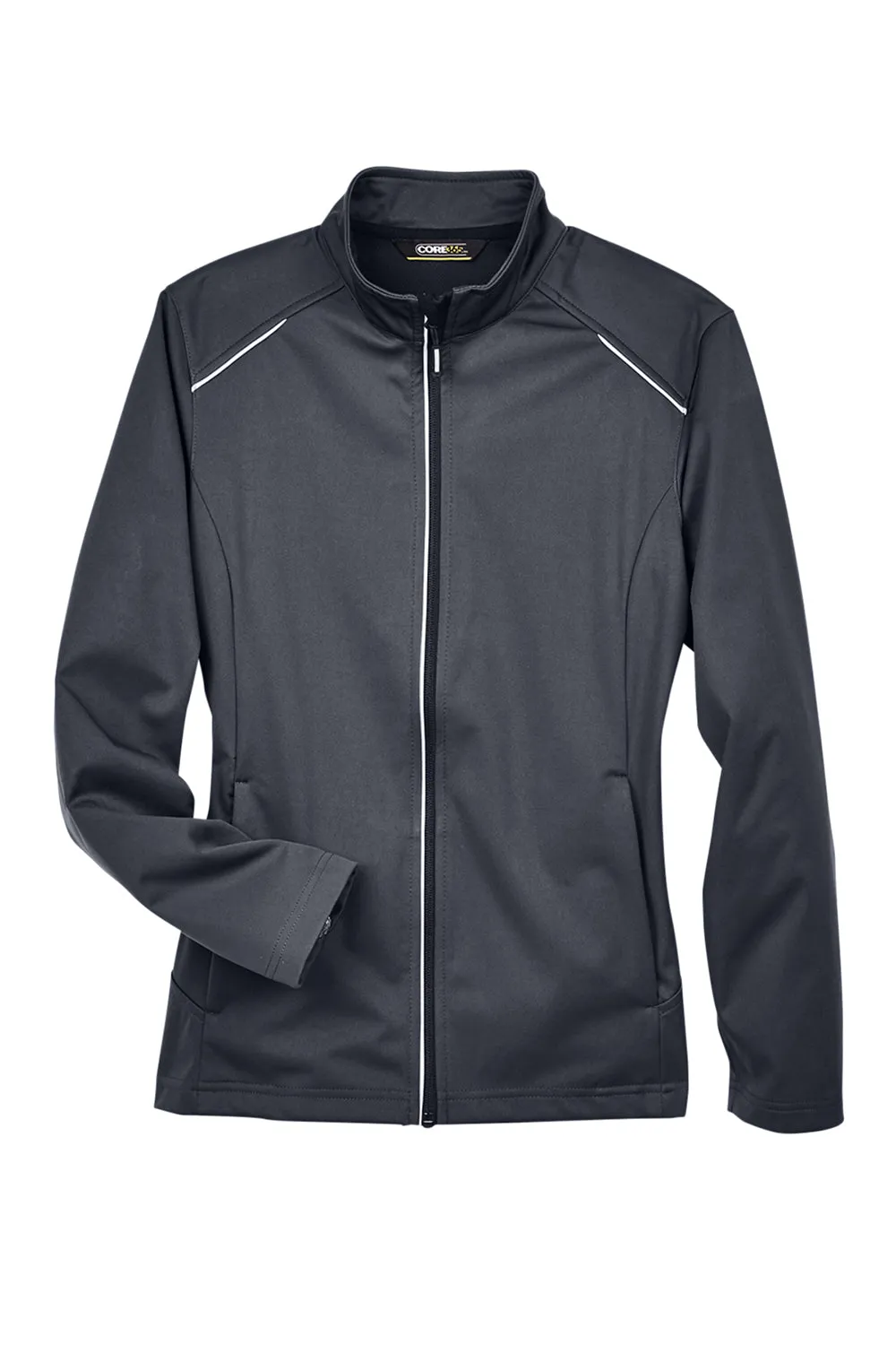 Core 365 Damen Techno Lite Wasserdichte Reißverschlussjacke - Kohlegrau