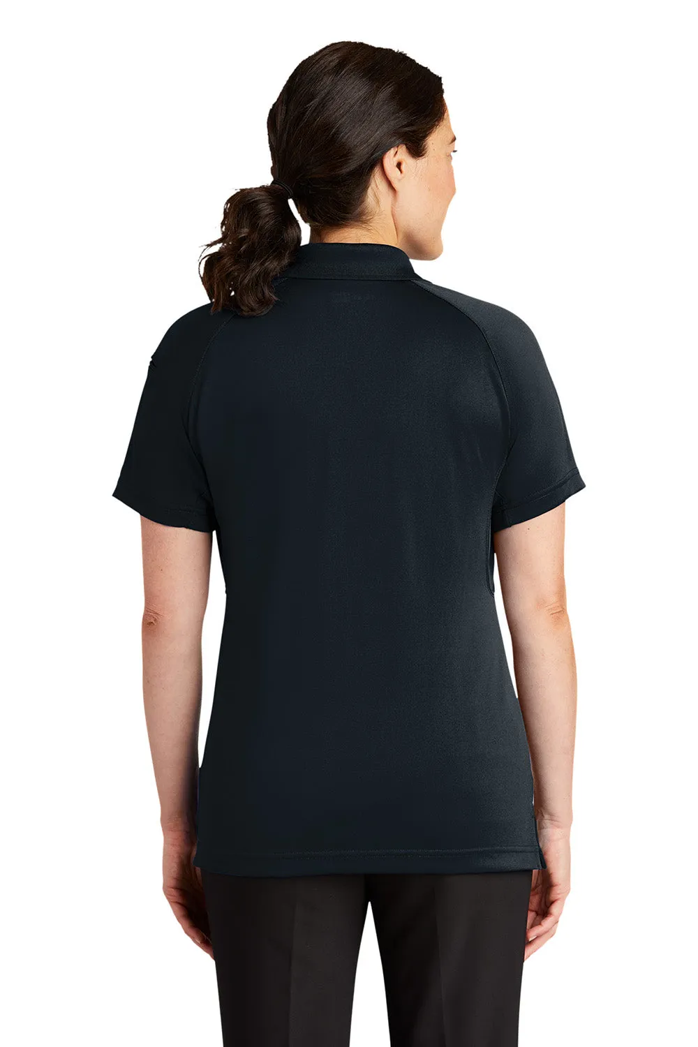 CornerStone Damen Select Tactical Feuchtigkeitstransportierendes Kurzarm-Polohemd - Dunkelmarineblau